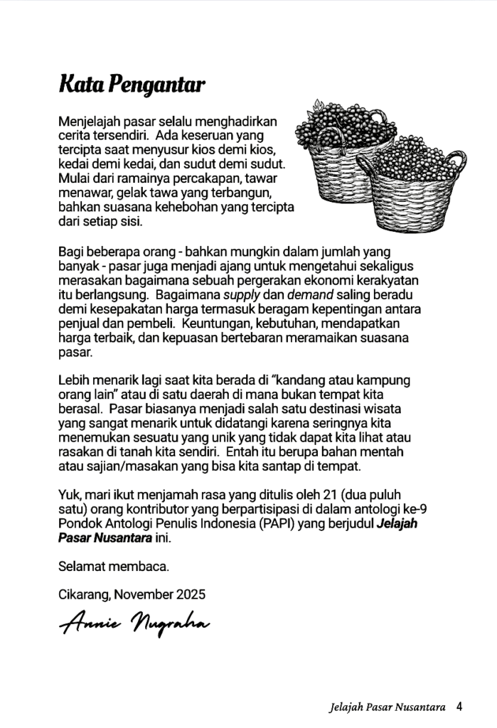 Jelajah Pasar Nusantara, Berbagi Pengalaman dari Berbagai Sudut Negeri