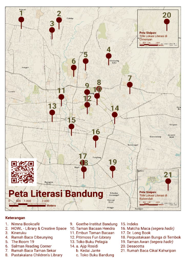Bunga di Tembok, Perpustakaan dan Toko Buku Independen dengan Lapak Komunitas di bandung