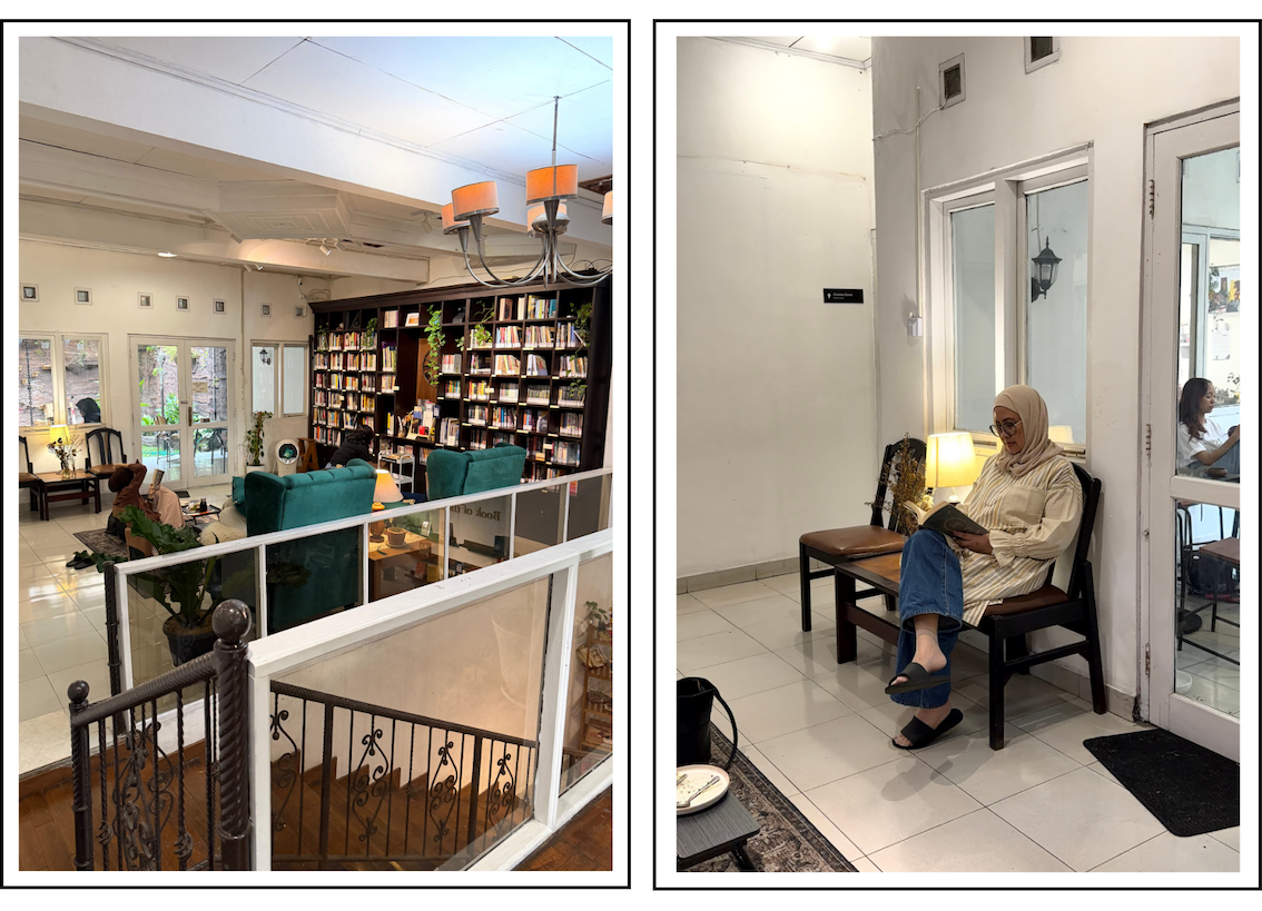 Menikmati Waktu Membaca Serasa di Rumah di HOWL Library and Creative Space Bandung