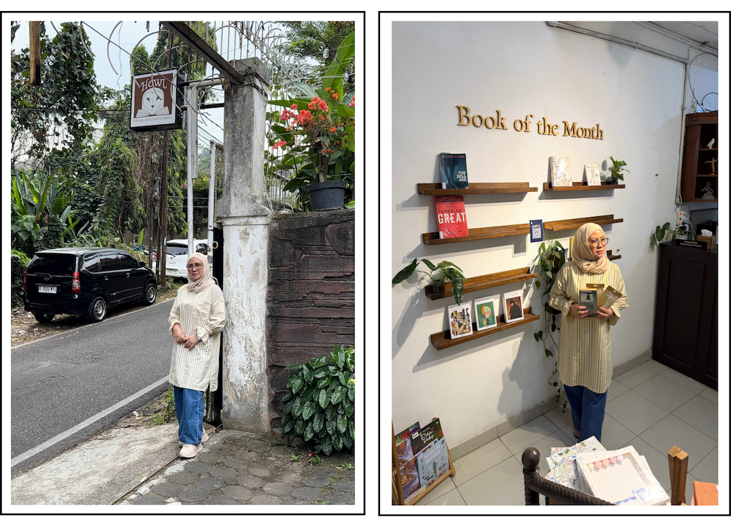 Menikmati Waktu Membaca Serasa di Rumah di HOWL Library and Creative Space Bandung